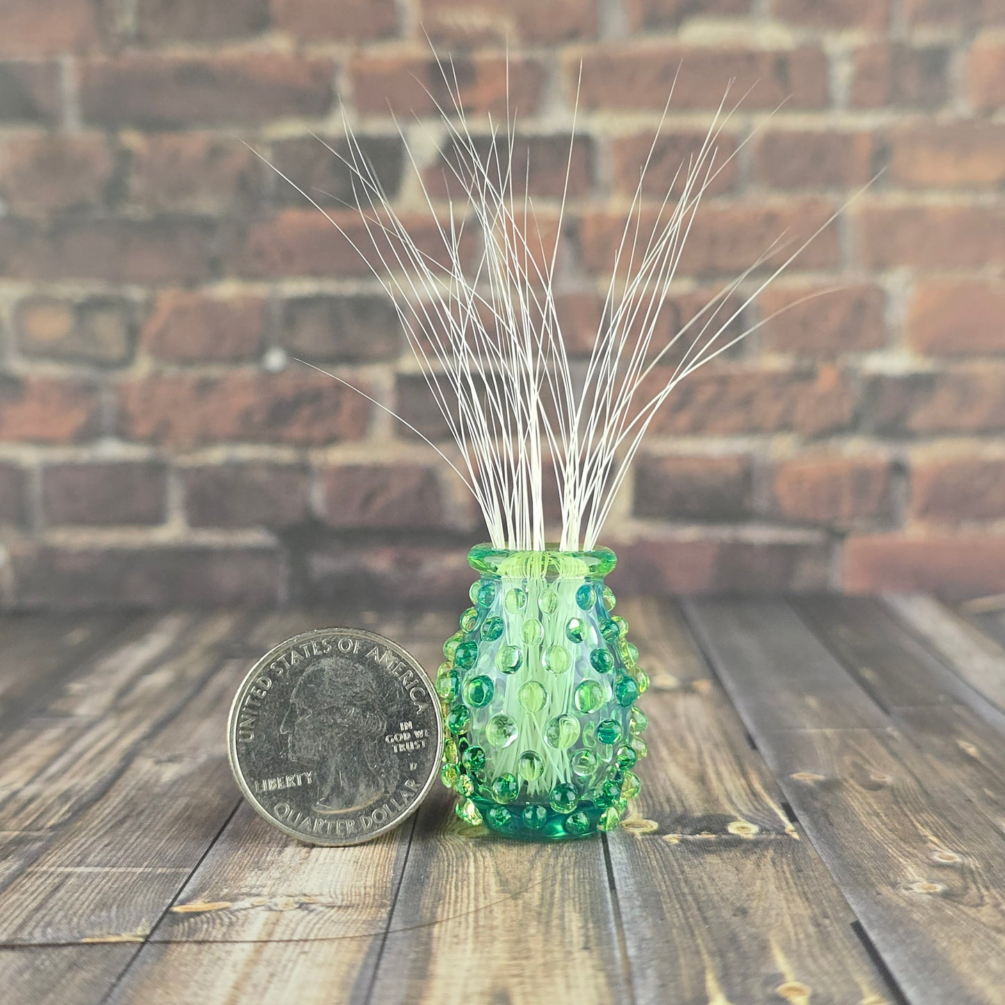 Vaseline Green & Green UV Hobnail