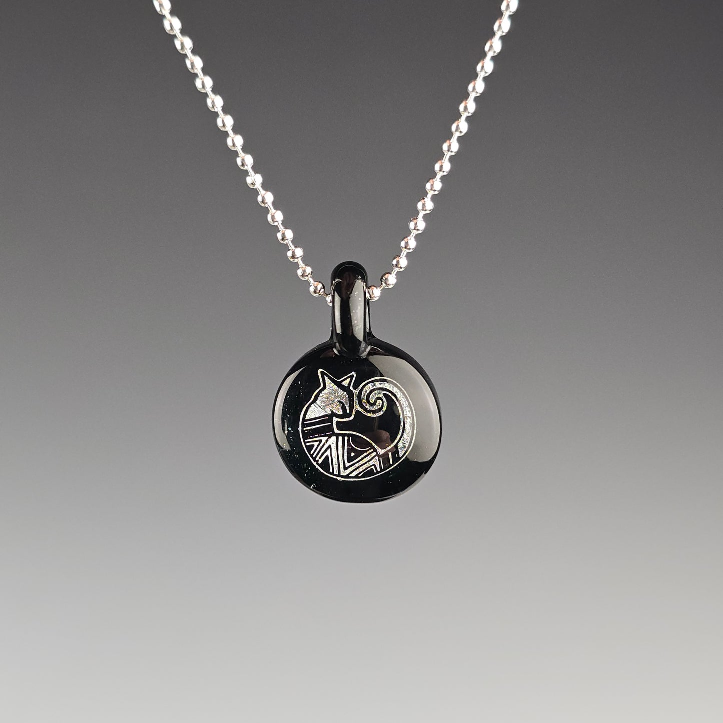 Mini Silver Dichro Aztec: Galaxy Black