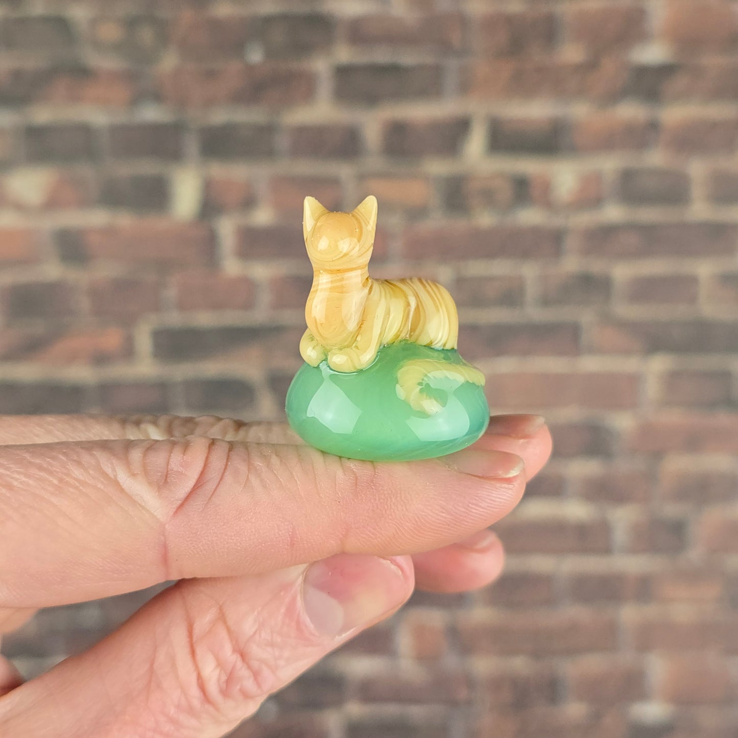 Orange Tabby Statuette