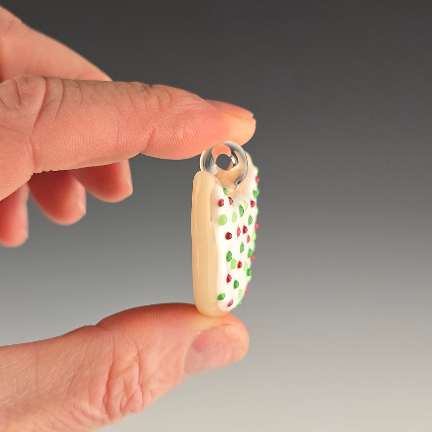 Christmas Sugar Cookie Kitty Face