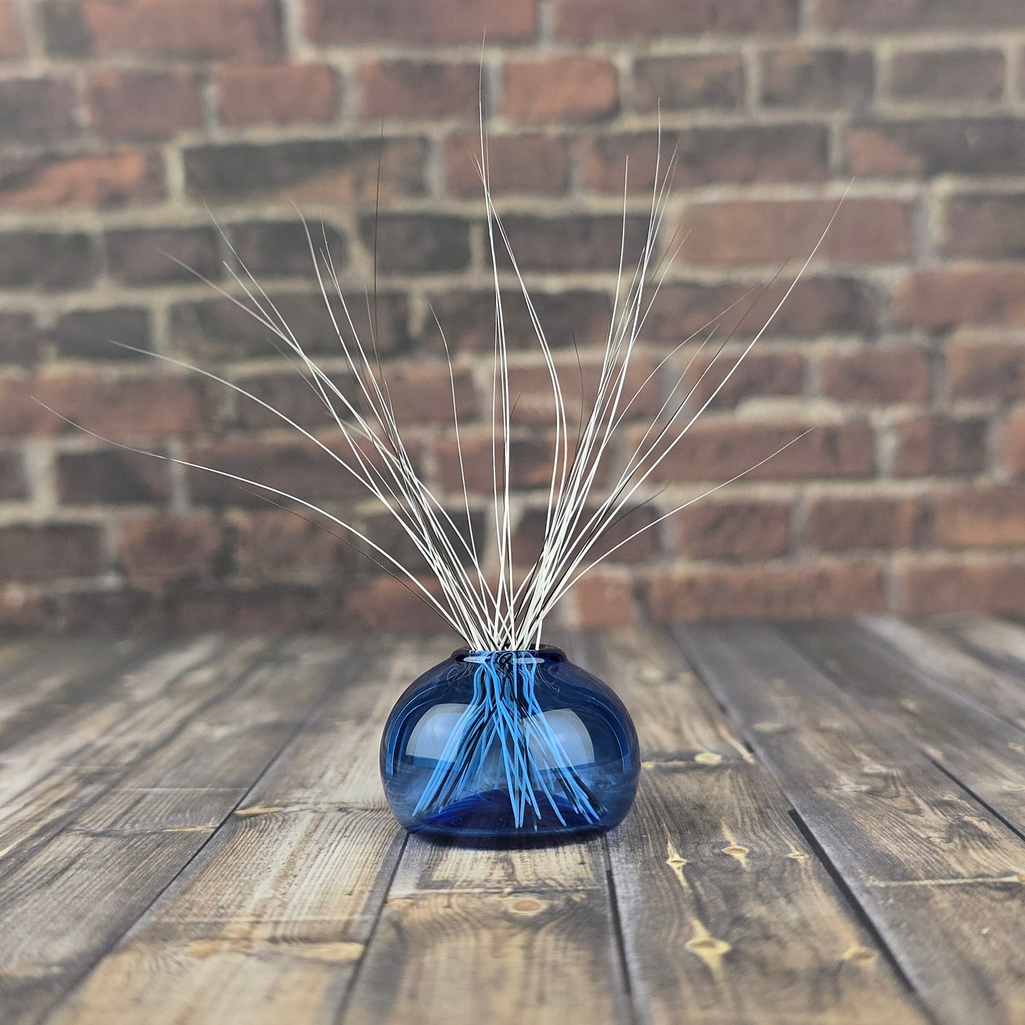 Cobalt Whisker Vase #6
