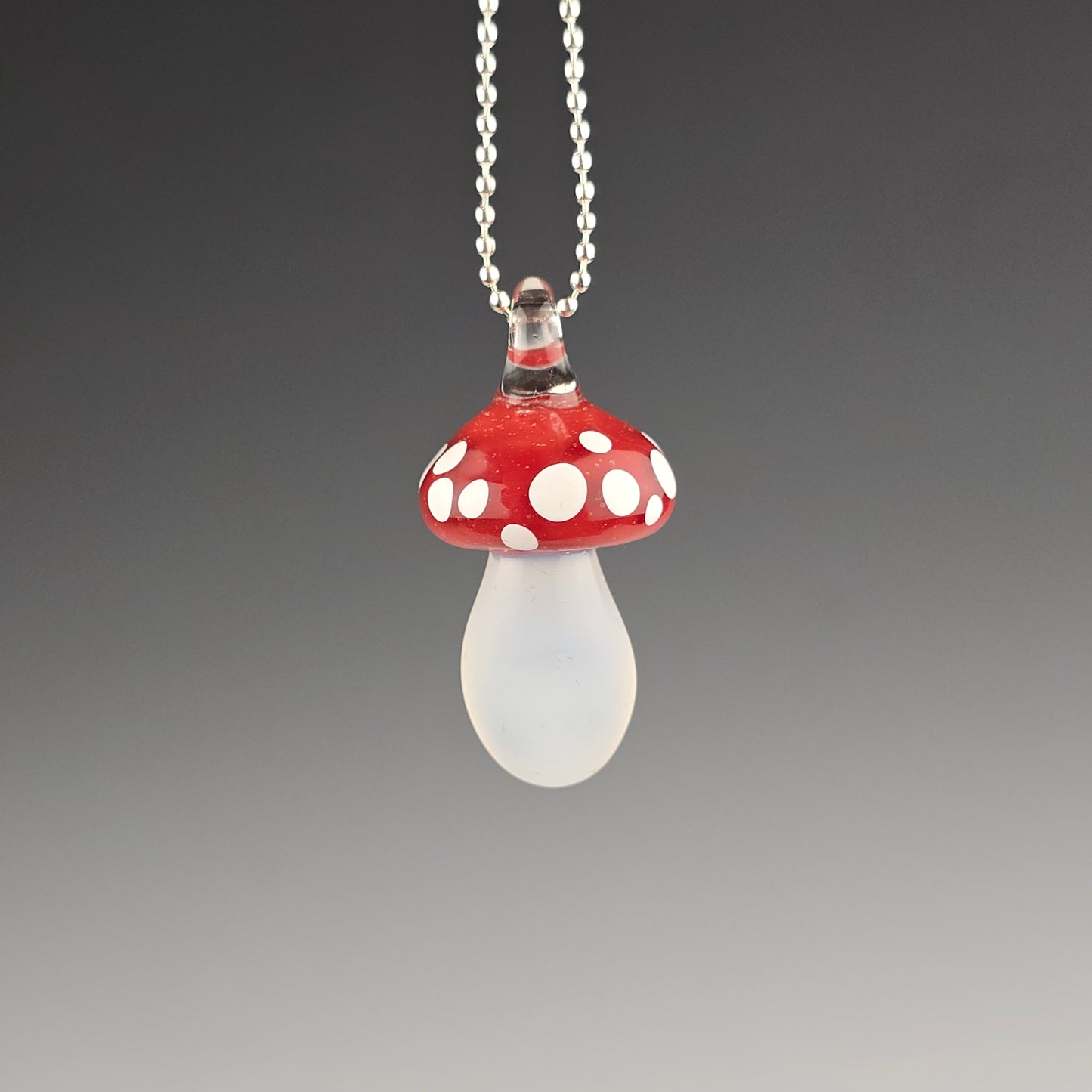 Mushroom: Large Red with frosted UV Glowstick base