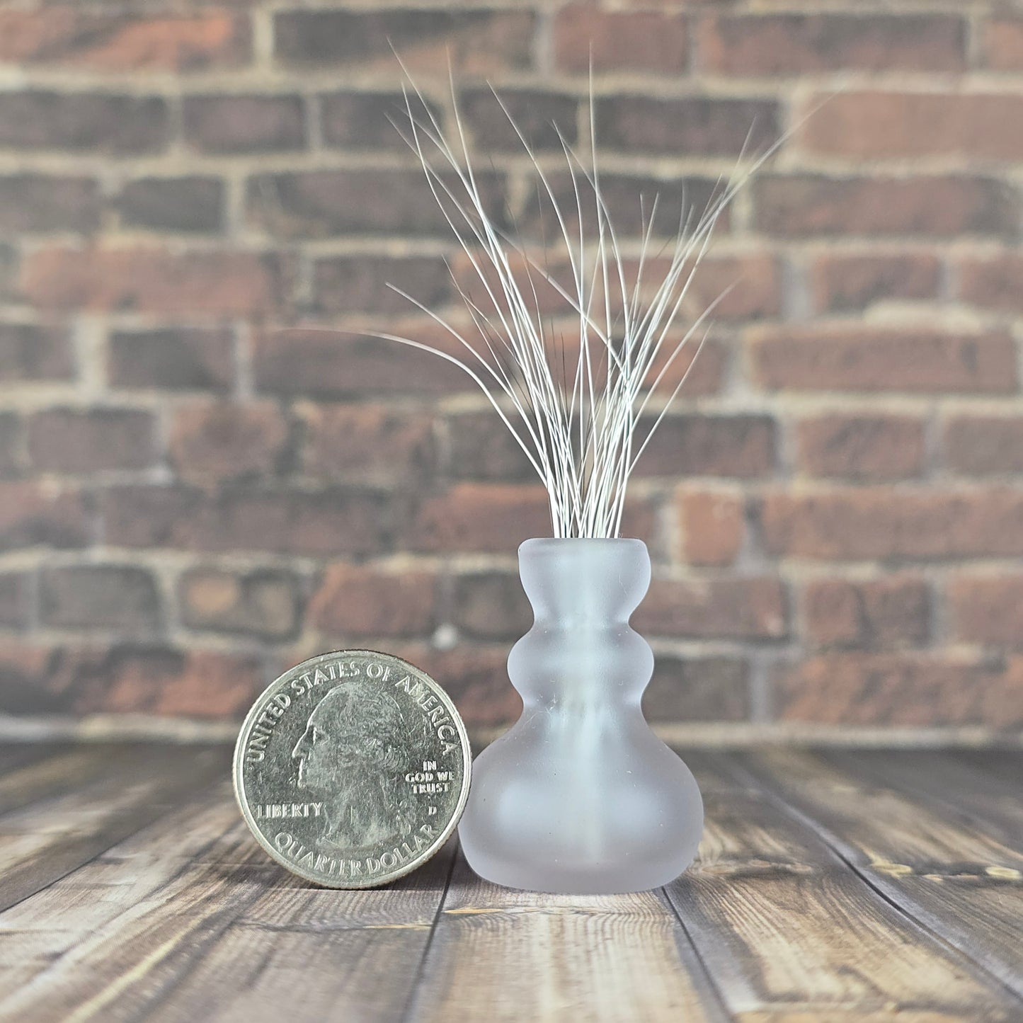 Pale Purple Whisker Vase: Frosted #2
