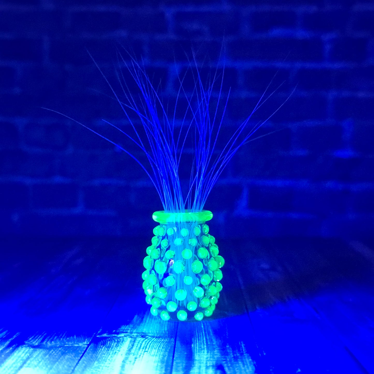 Vaseline Green & Green UV Hobnail