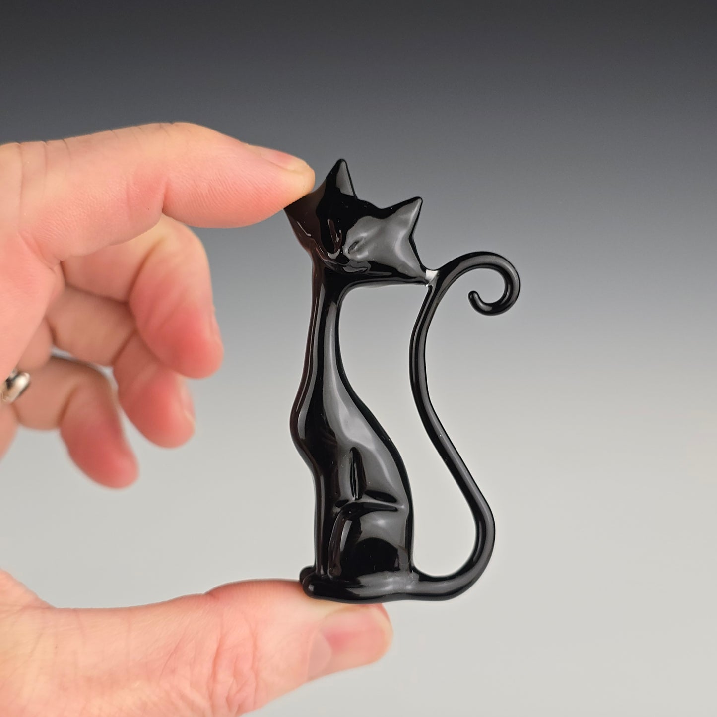 Mini Atomic Cat Sculpture