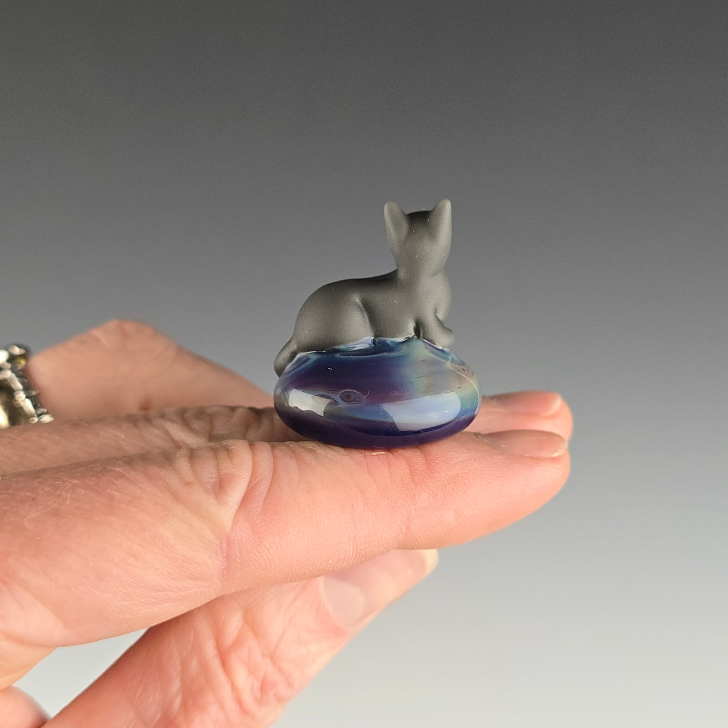 Russian Blue Statuette