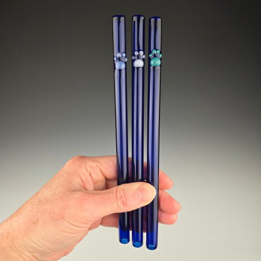 1 Paw Straw: PINT COBALT