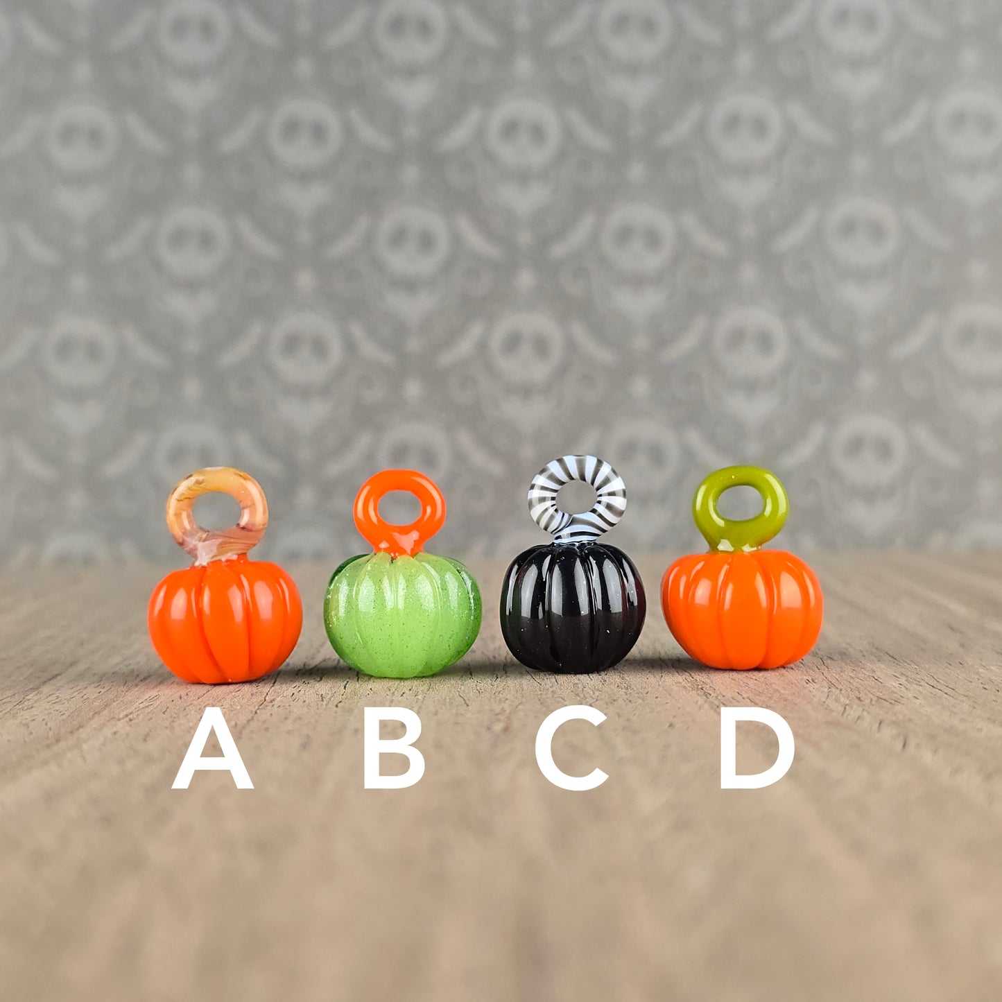 Pumpkin Pendants: Halloween Colors