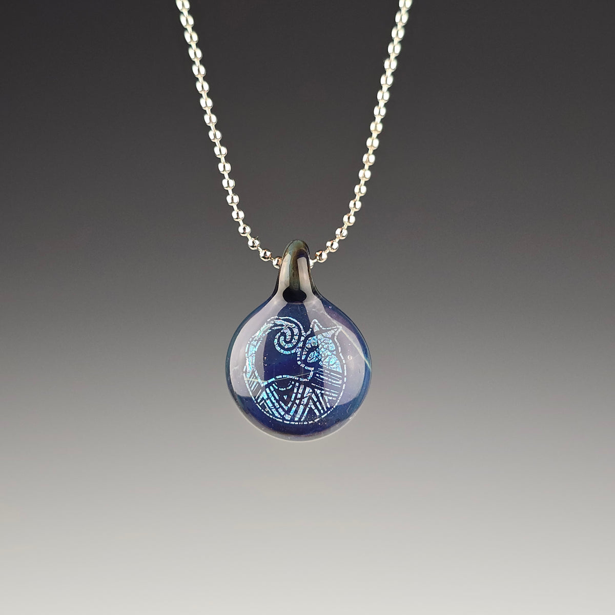 Blue Aztec Dichro: Purple Sable