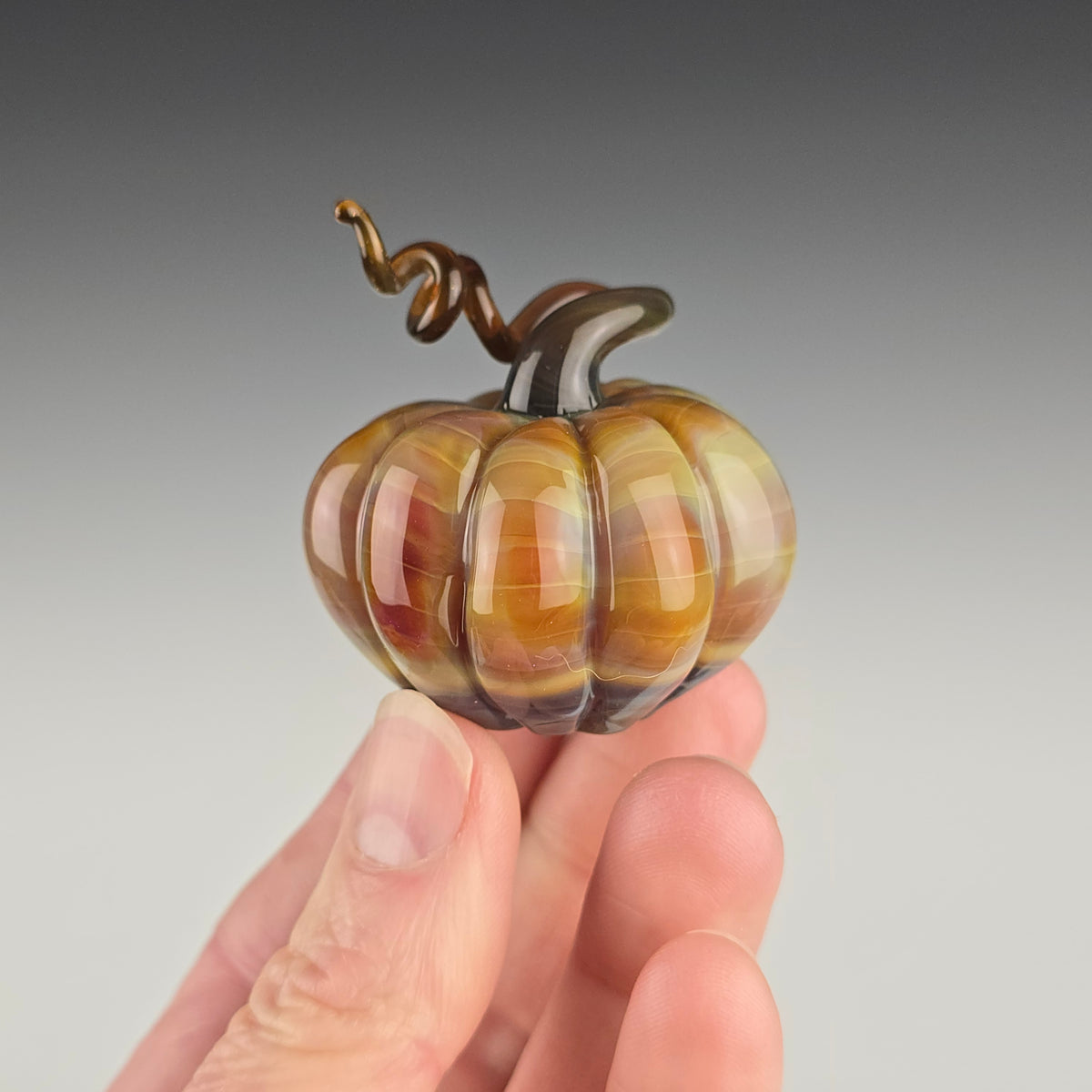 XL Hollow Pumpkin Trinket: Apricot