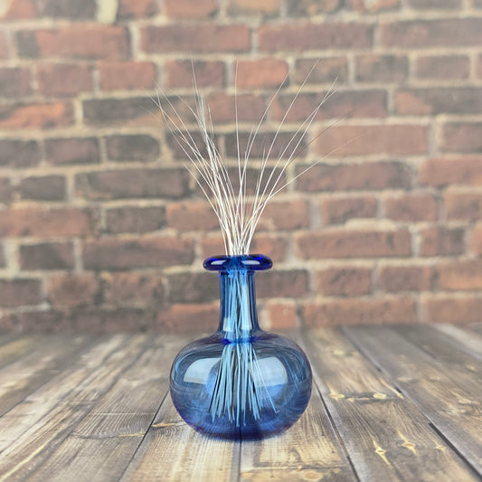 Tall Cobalt Whisker Vase #4