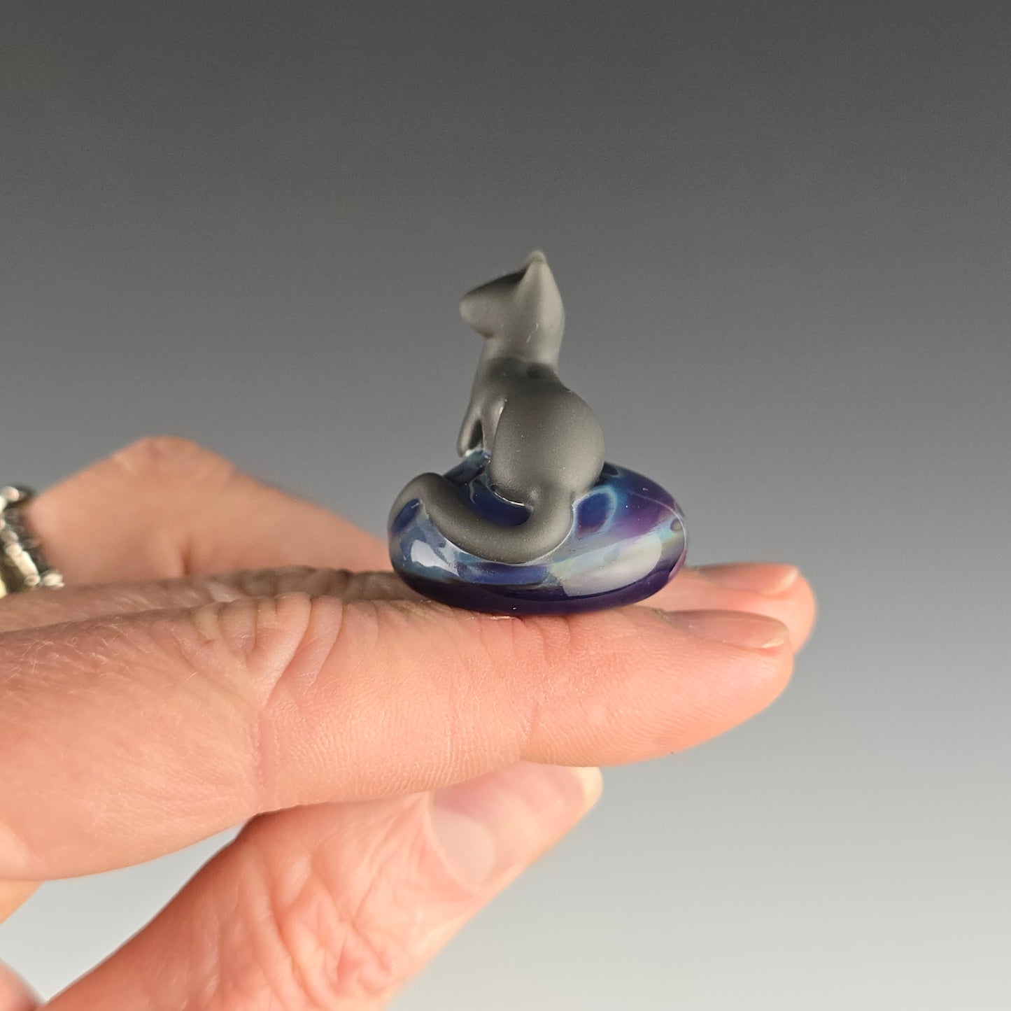 Russian Blue Statuette