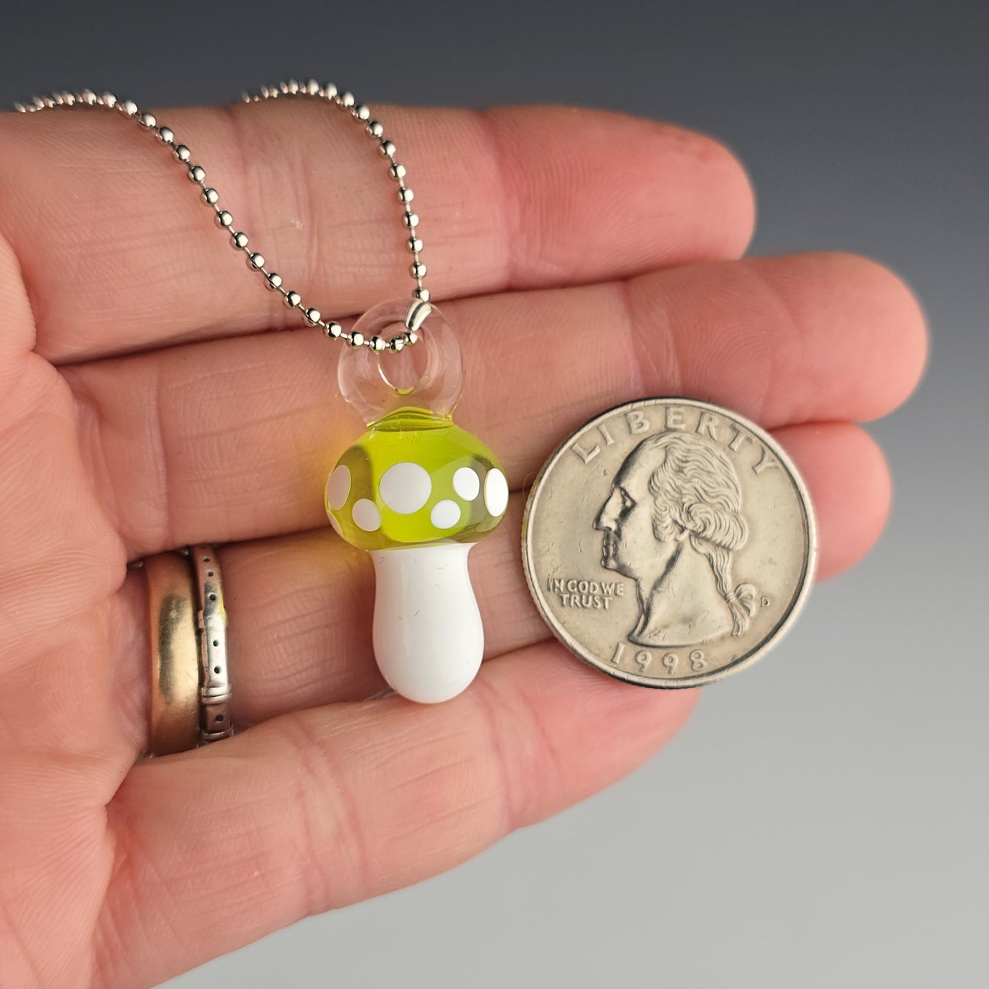 Mushroom: Small UV Yellow