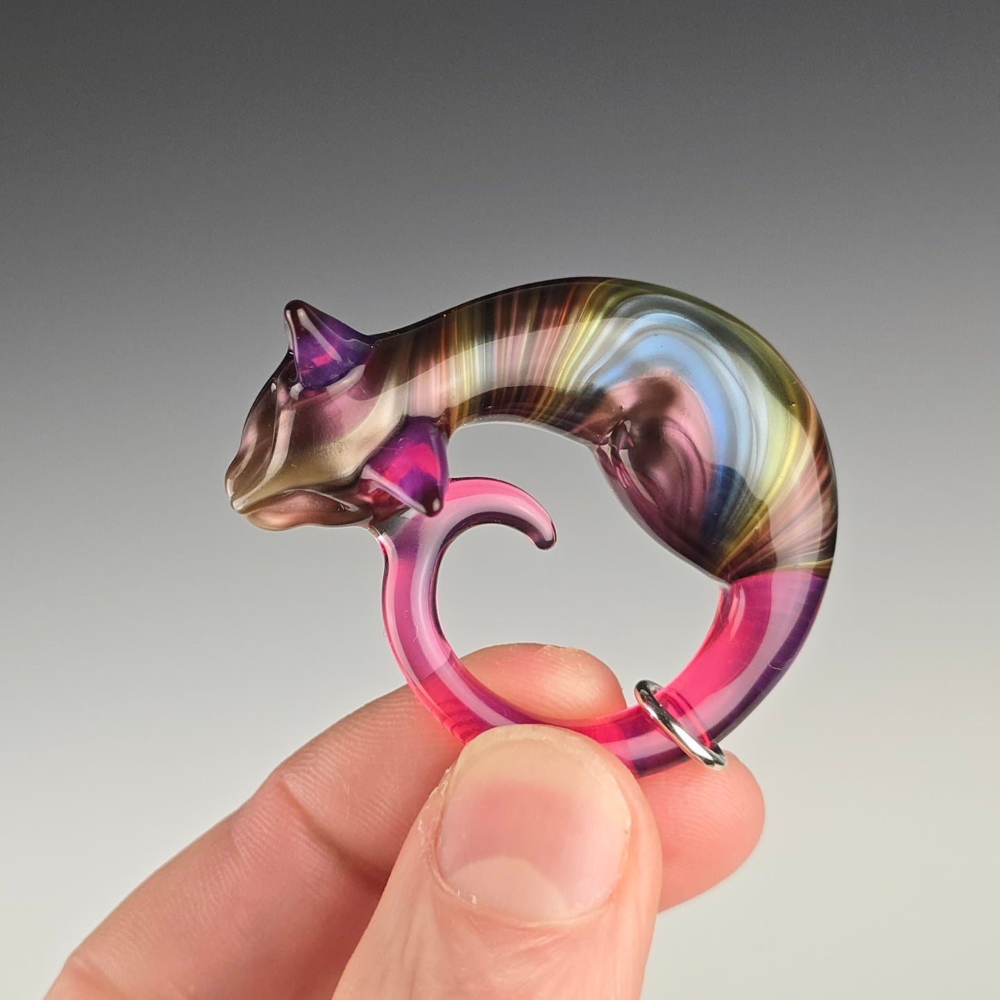 Metallic Pink Rainbow: small