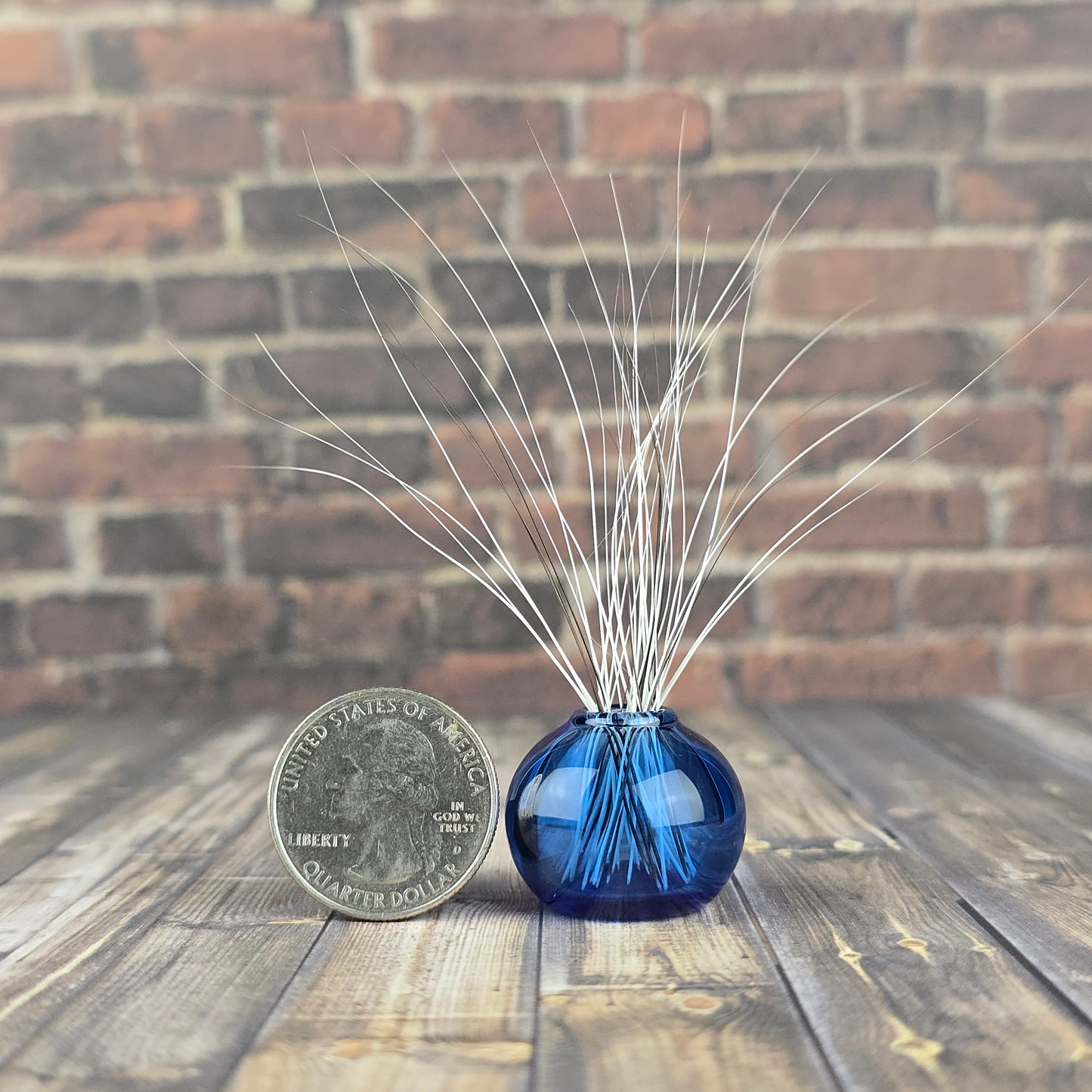 Mini Cobalt Whisker Vase #4