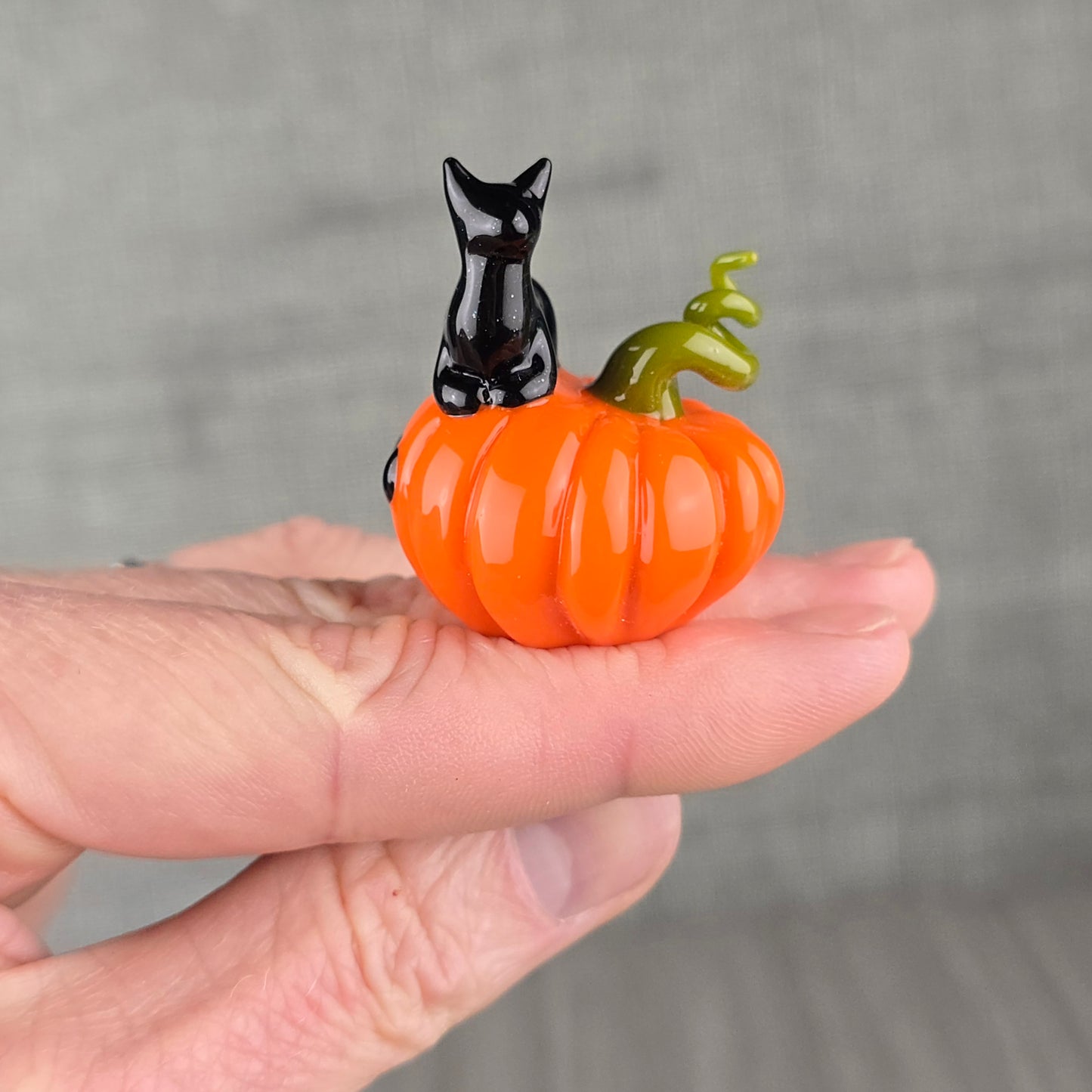 Galaxy & Lava Pumpkin Loaf Trinket