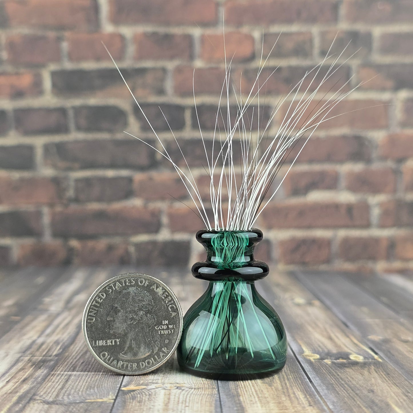 Emerald Whisker Vase #2