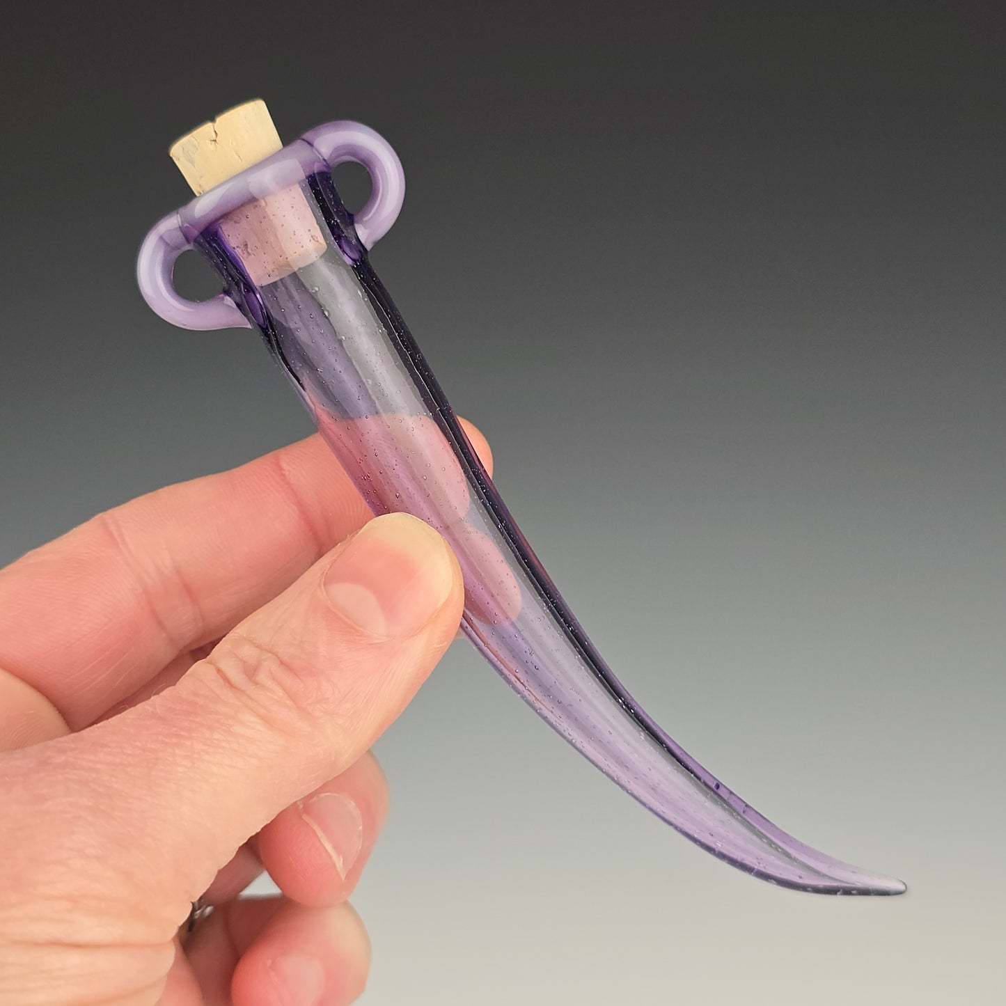 Hanging Whisker Keeper: Purple Lollipop & Wisteria