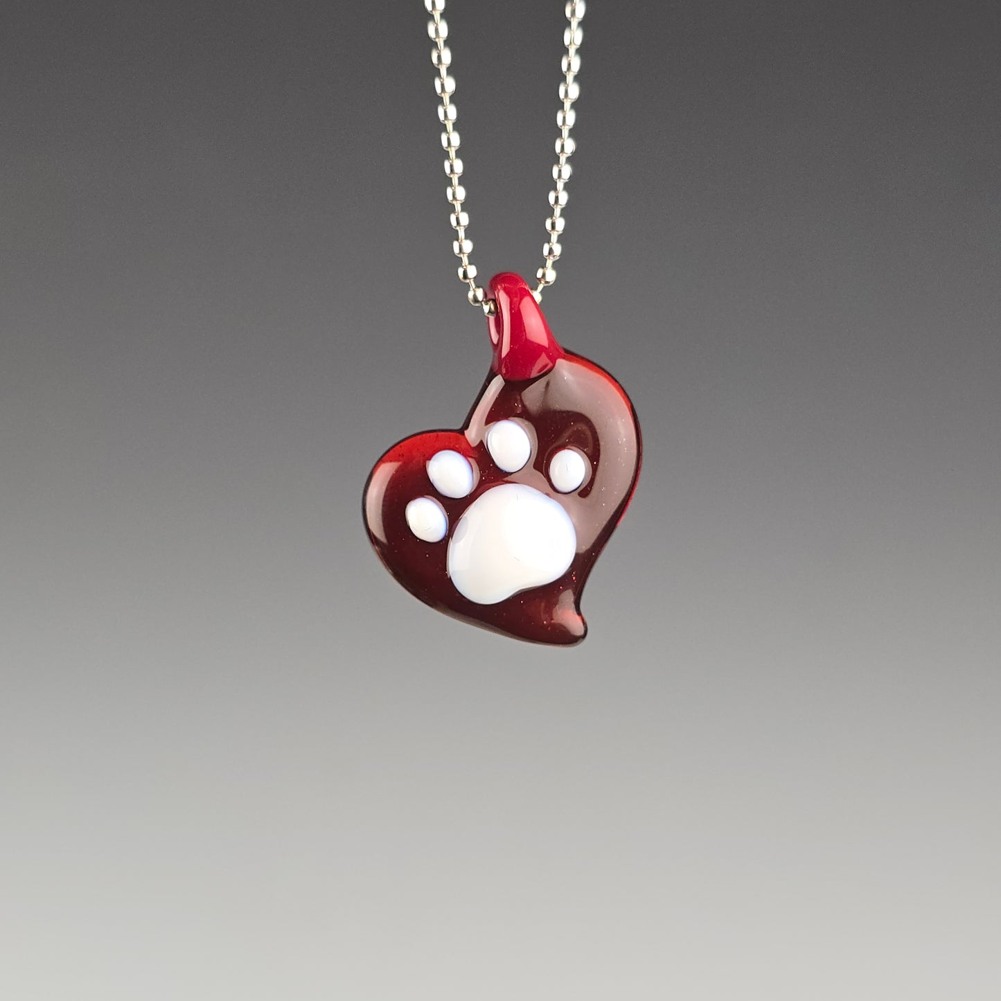 Ruby Slippers Heart w/Paw