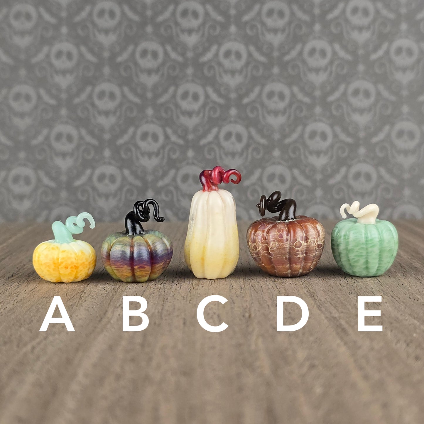Frosted Pumpkin Trinkets: earthy/natural