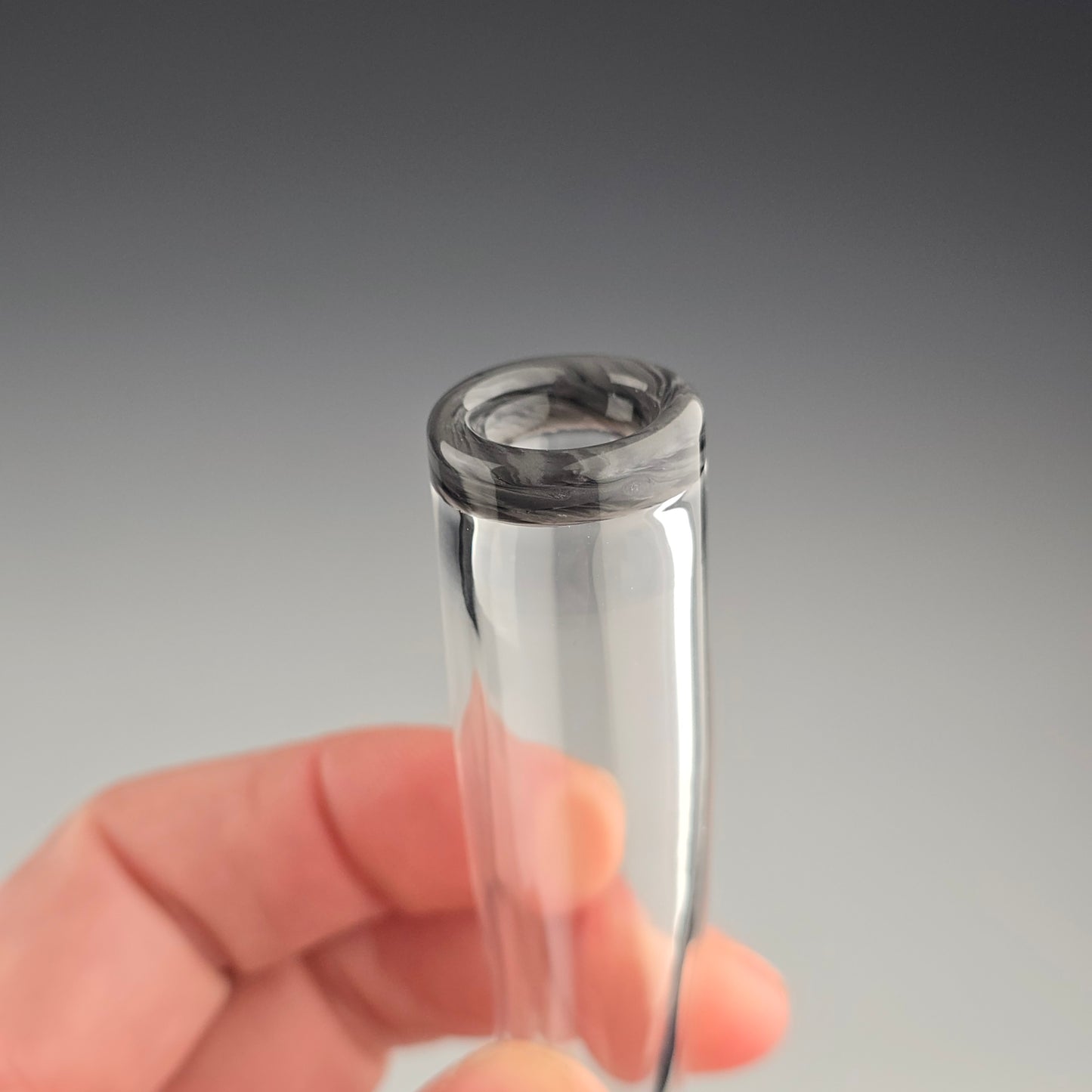 Dark Gray Tabby Whisker Keeper:  4"