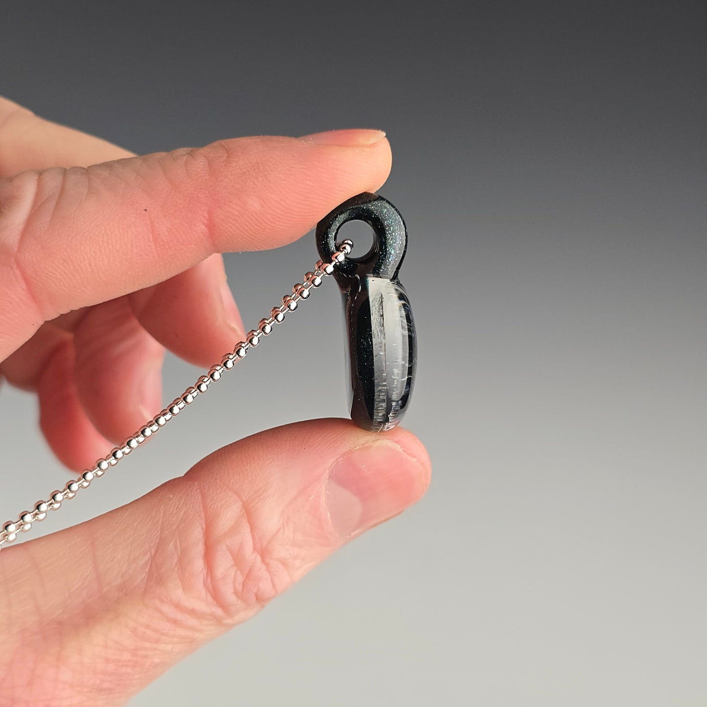 Mini Blue Dichro Aztec Kitty: HBL - Impurrrfect