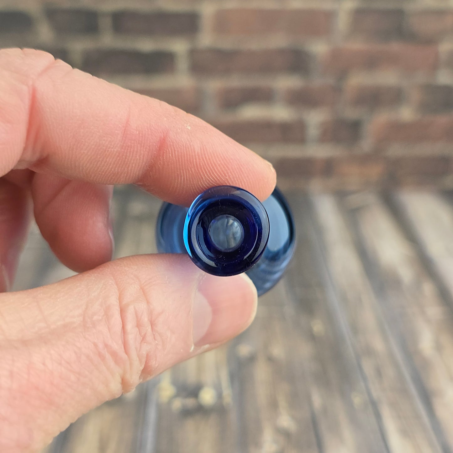 Cobalt Whisker Vase #2